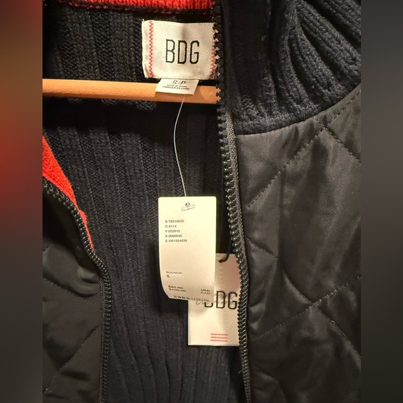 NWT urban Outfitters BDG cropped knit cardigan jacket S - Picture 4 of 5